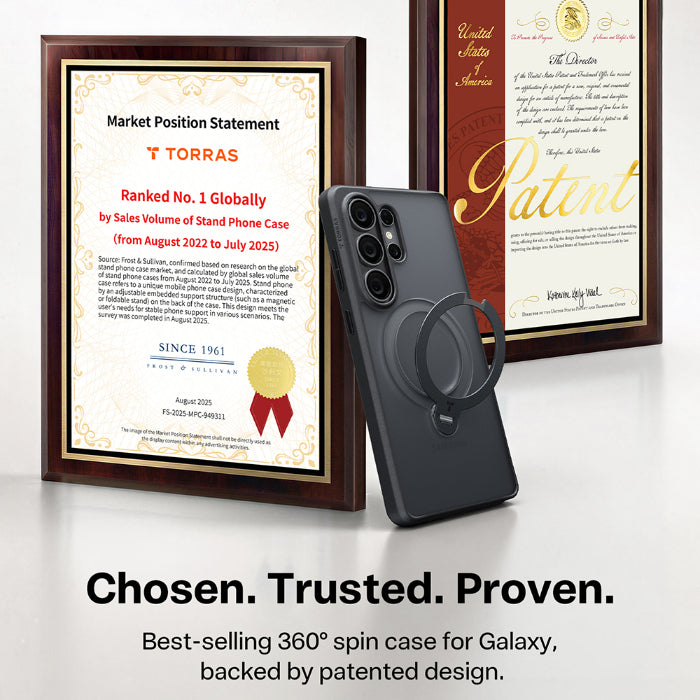 TORRAS Ostand Spin Series for Samsung Galaxy S26 Ultra (2026)