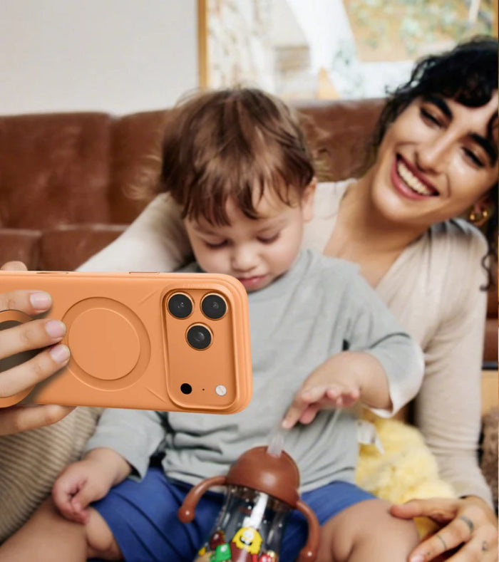 TORRAS Ostand Spin Silicone Case for iPhone 17 Pro Max 6.9" (2025)