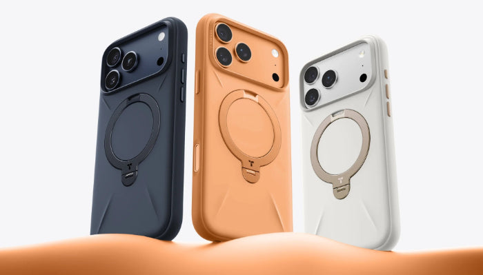 TORRAS Ostand Spin Silicone Case for iPhone 17 Pro 6.3" (2025)