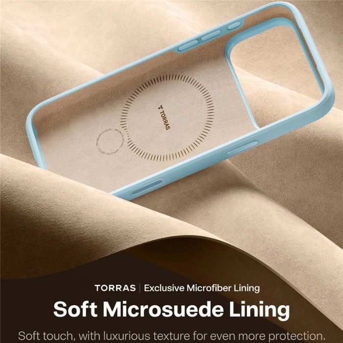 TORRAS Ostand Spin Silicone Case for iPhone 17 Pro 6.3" (2025)