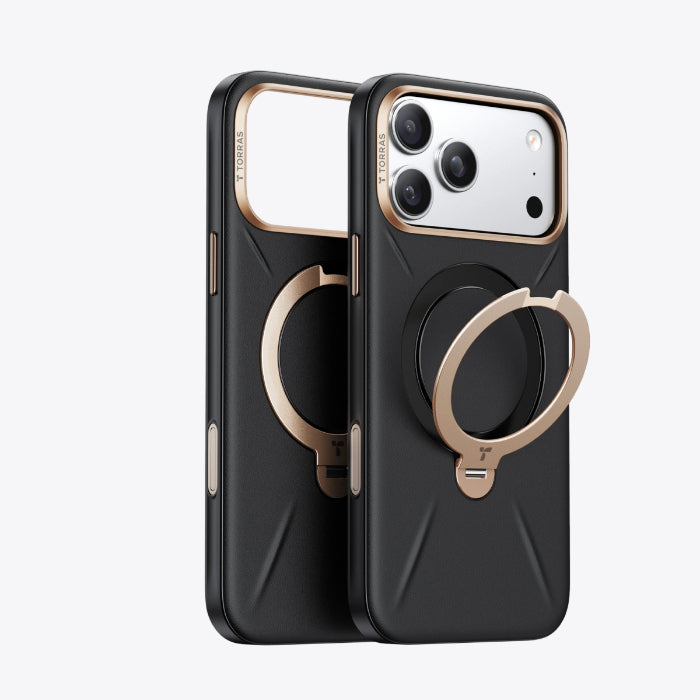 TORRAS Ostand Spin VegSkin Series Case for iPhone 17 Pro 6.3" (2025)