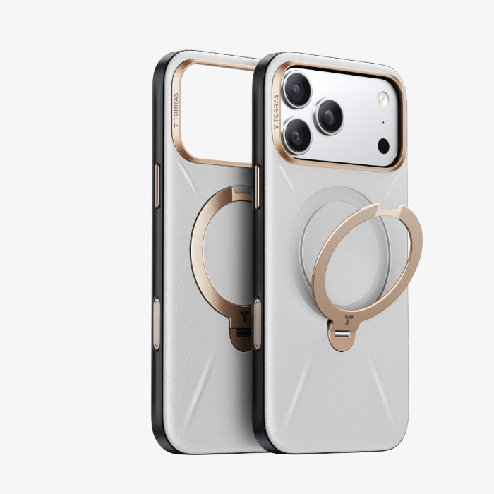 TORRAS Ostand Spin VegSkin Series Case for iPhone 17 Pro 6.3" (2025)