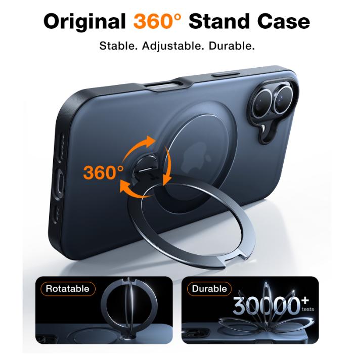 Shop and buy TORRAS UPRO Ostand Spin Series Case for iPhone 16 6.1'' (2024) 360° Spin Stand Shockproof| Casefactorie® online with great deals and sales prices with fast and safe shipping. Casefactorie is the largest Singapore official authorised retailer for the largest collection of mobile premium accessories.