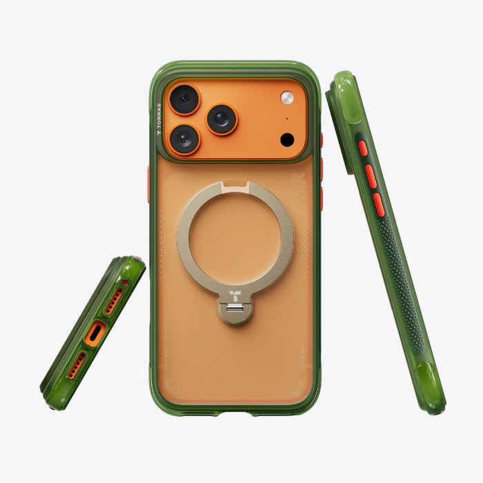 TORRAS Ostand Spin Air Series Case for iPhone 17 Pro Max 6.9" (2025)