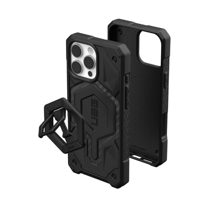 Shop and buy UAG Monarch Pro Case for iPhone 16 Pro Max 6.9" (2024) with Black Ring Stand Shockproof| Casefactorie® online with great deals and sales prices with fast and safe shipping. Casefactorie is the largest Singapore official authorised retailer for the largest collection of mobile premium accessories.