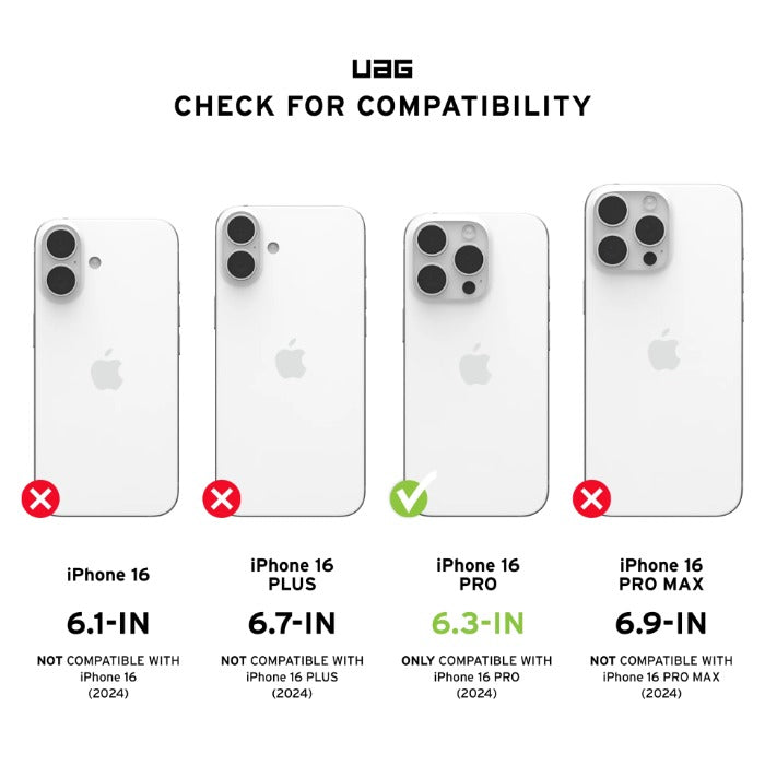 UAG Plasma XTE Magnetic Case for iPhone 16 Pro 6.3" (2024)