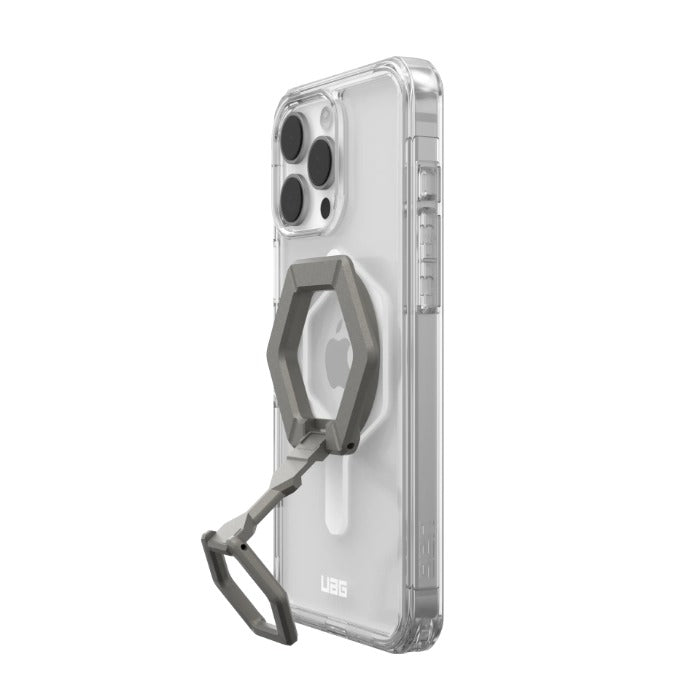 UAG Plyo Magnetic Case for iPhone 16 Pro Max 6.9" (2024) with Titanium Ring Stand