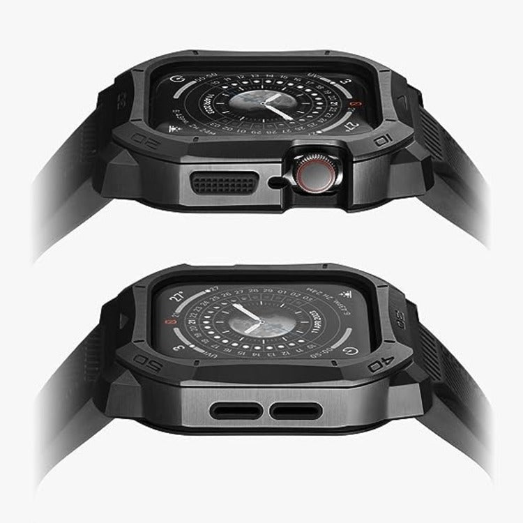 Shop and buy ULTIMAL Adjustable TPE Band Case for Apple Watch 44/45mm with Stainless Steel Cover Heavy Duty| Casefactorie® online with great deals and sales prices with fast and safe shipping. Casefactorie is the largest Singapore official authorised retailer for the largest collection of mobile premium accessories.