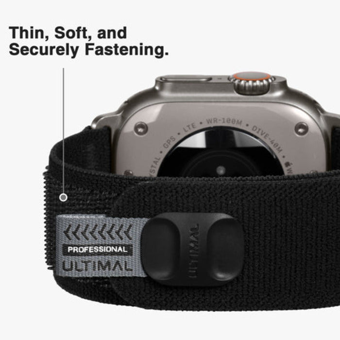 Shop and buy ULTIMAL Elastic Sports Solo Loop Watch Band for Apple Watch 49/45/44/42mm Adjustable Durable| Casefactorie® online with great deals and sales prices with fast and safe shipping. Casefactorie is the largest Singapore official authorised retailer for the largest collection of mobile premium accessories.