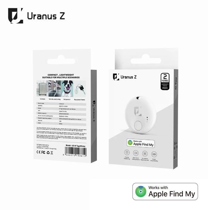 Shop and buy Uranus Z N Tag Wireless Anti Lost Device Compatible With Apple Find My Built-in Find APP to connect| Casefactorie® online with great deals and sales prices with fast and safe shipping. Casefactorie is the largest Singapore official authorised retailer for the largest collection of mobile premium accessories.