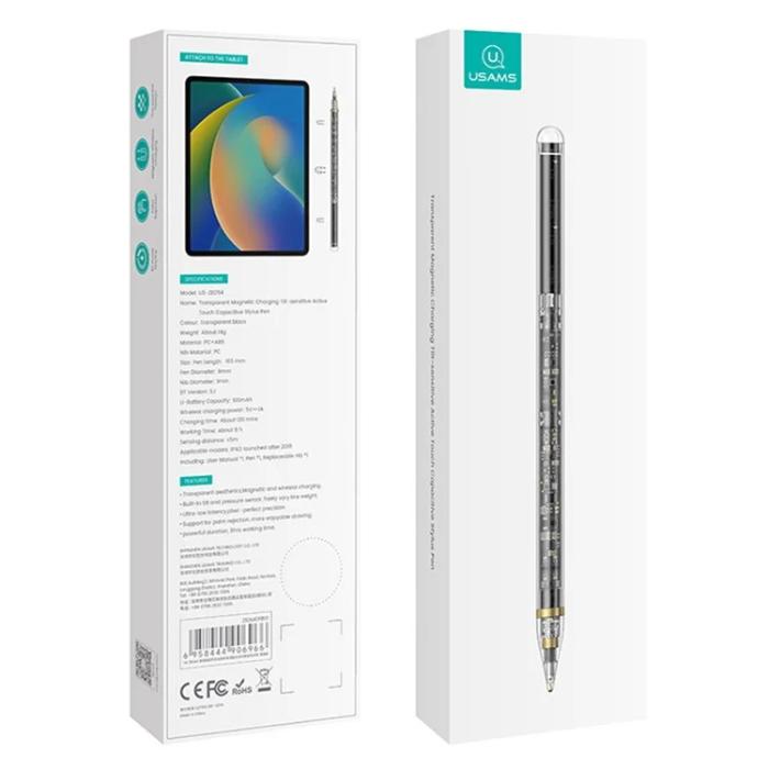 Shop and buy USAMS ZB264 Transparent Magnetic Charging Tilt-sensitive Active Touch Capacitive Stylus Pen for iPad| Casefactorie® online with great deals and sales prices with fast and safe shipping. Casefactorie is the largest Singapore official authorised retailer for the largest collection of mobile premium accessories.