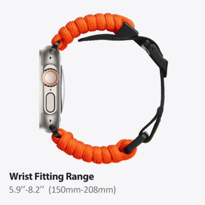 Shop and buy ULTIMAL Ultra Deep Paracord Tactical Band Apple Watch 49/45/44/42mm Adjustable Durable stainless steel buckles| Casefactorie® online with great deals and sales prices with fast and safe shipping. Casefactorie is the largest Singapore official authorised retailer for the largest collection of mobile premium accessories.