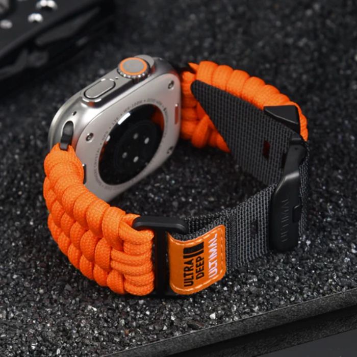 ULTIMAL Ultra Deep Paracord Tactical Band for Apple Watch 49 45 44 42mm