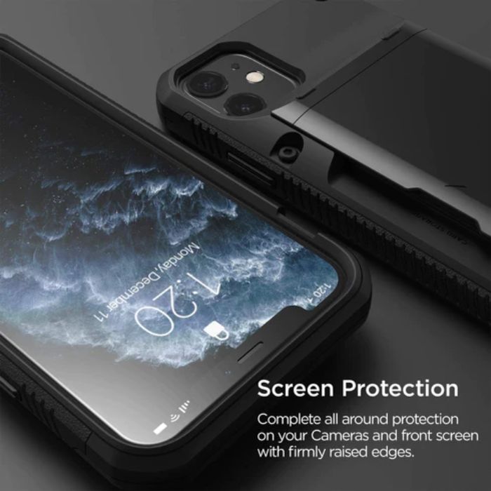 Shop and buy VRS Design Damda Glide Pro Case iPhone 11 (2019) Card Holder Semi-automatic sliding technology | Casefactorie® online with great deals and sales prices with fast and safe shipping. Casefactorie is the largest Singapore official authorised retailer for the largest collection of mobile premium accessories.