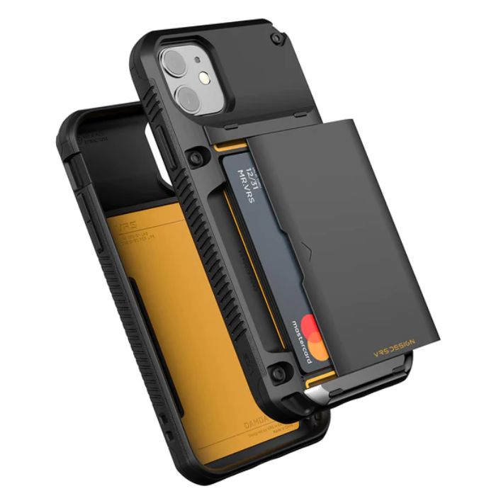 Shop and buy VRS Design Damda Glide Pro Case iPhone 11 (2019) Card Holder Semi-automatic sliding technology | Casefactorie® online with great deals and sales prices with fast and safe shipping. Casefactorie is the largest Singapore official authorised retailer for the largest collection of mobile premium accessories.