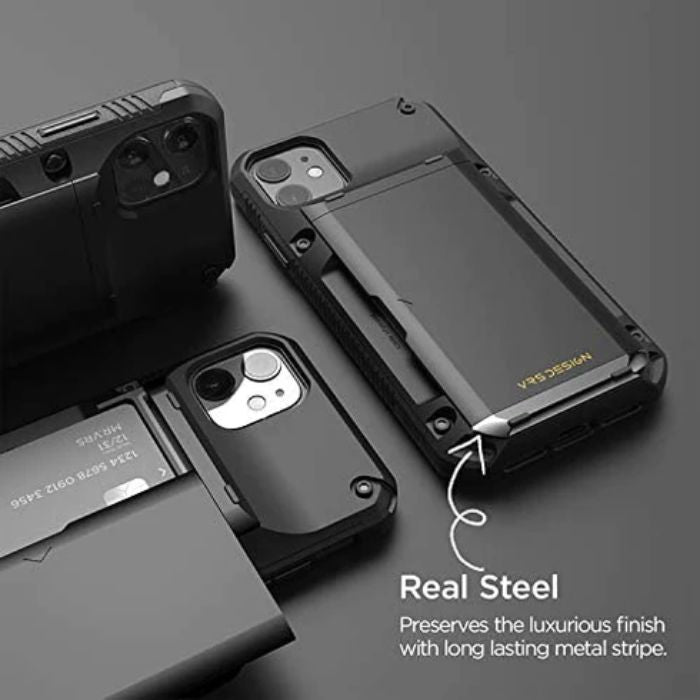 Shop and buy VRS Design Damda Glide Pro Case iPhone 11 (2019) Card Holder Semi-automatic sliding technology | Casefactorie® online with great deals and sales prices with fast and safe shipping. Casefactorie is the largest Singapore official authorised retailer for the largest collection of mobile premium accessories.