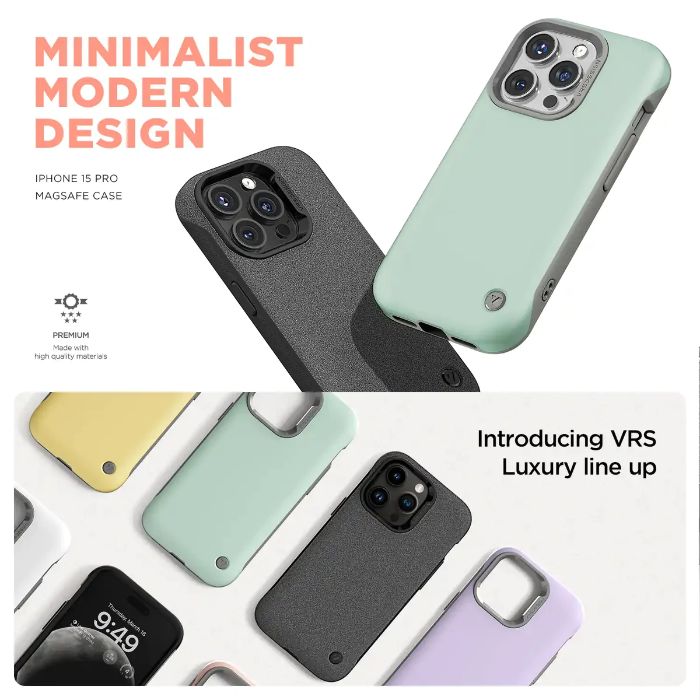 Shop and buy VRS Design Magnetic Terraguard Modern Case for iPhone 15 Pro (2023) Shockproof Minimalist rugged| Casefactorie® online with great deals and sales prices with fast and safe shipping. Casefactorie is the largest Singapore official authorised retailer for the largest collection of mobile premium accessories.