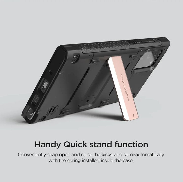 Shop and buy VRS Design QuickStand Case for Samsung Galaxy Note 20 Ultra (2020) Adjustable Kickstand | Casefactorie® online with great deals and sales prices with fast and safe shipping. Casefactorie is the largest Singapore official authorised retailer for the largest collection of mobile premium accessories.
