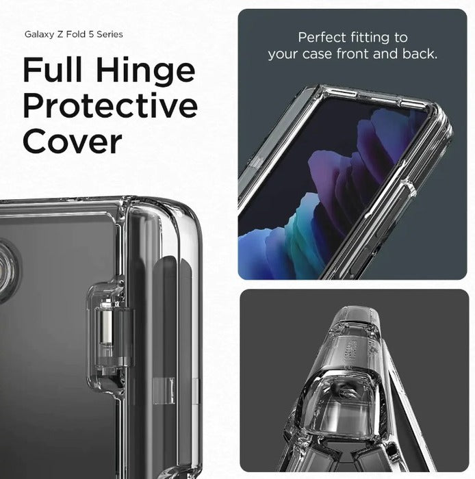 Shop and VRS Design Simpli Fit S Case for Samsung Galaxy Z Fold 5 (2023) Crystal Clear Hinge Protection Cover| Casefactorie® online with great deals and sales prices with fast and safe shipping. Casefactorie is the largest Singapore official authorised retailer for the largest collection of mobile premium accessories.