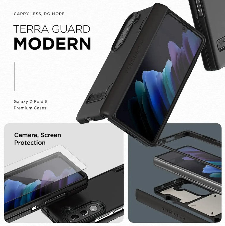 Shop and buy VRS Design Terra Guard Modern S Case for Samsung Galaxy Z Fold 5 (2023) Full hinge cover protection| Casefactorie® online with great deals and sales prices with fast and safe shipping. Casefactorie is the largest Singapore official authorised retailer for the largest collection of mobile premium accessories.