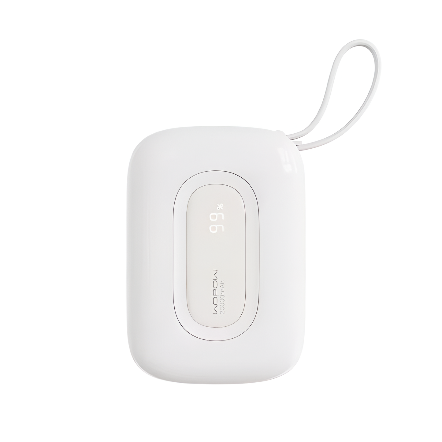 WOPOW SQ73A Mini PowerBank With Lightning-Type C Cable, 20000mAh, 293g