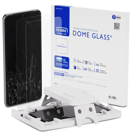 Shop and buy Whitestone Dome Tempered Glass Screen Protector Google Pixel 8 Pro 2023 2 Pack Full Clear Bubble-free| Casefactorie® online with great deals and sales prices with fast and safe shipping. Casefactorie is the largest Singapore official authorised retailer for the largest collection of mobile premium accessories.