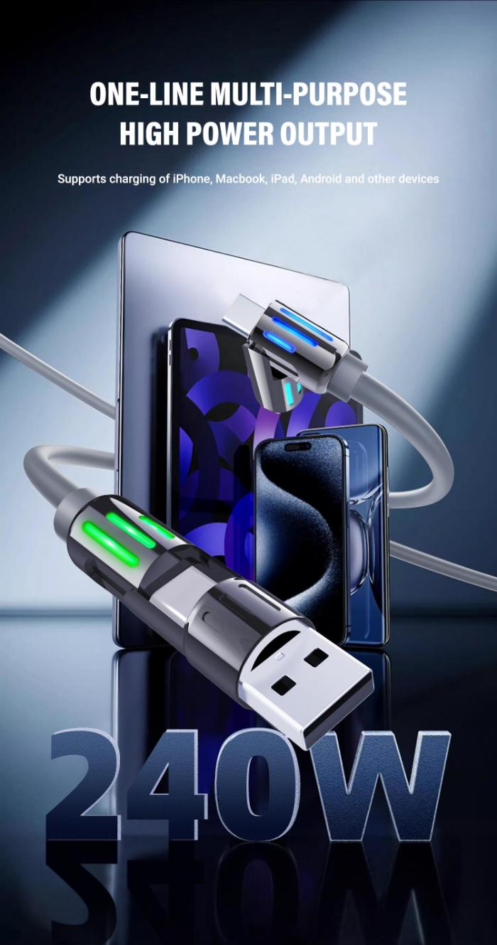 Shop and buy XIAOSHANG 240W 4-in-1 Liquid Silicone Super Fast Charging Data Cable 1.5m USB-A USB-C Lightning| Casefactorie® online with great deals and sales prices with fast and safe shipping. Casefactorie is the largest Singapore official authorised retailer for the largest collection of mobile premium accessories.