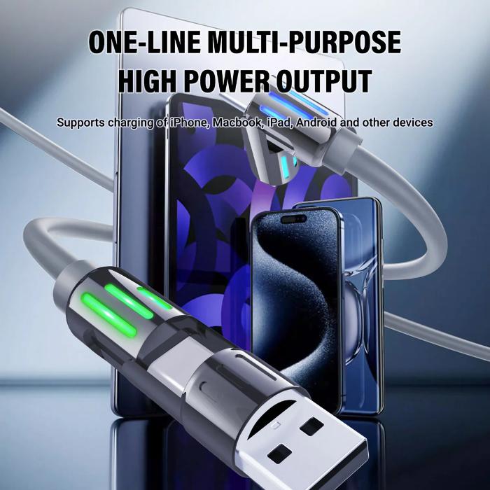 Shop and buy XIAOSHANG 240W 4-in-1 Liquid Silicone Super Fast Charging Data Cable 1.5m USB-A USB-C Lightning| Casefactorie® online with great deals and sales prices with fast and safe shipping. Casefactorie is the largest Singapore official authorised retailer for the largest collection of mobile premium accessories.