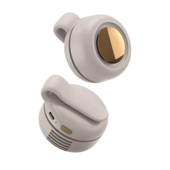 White ZEELOT MF019 Small Whirlwind Bladeless Fan on a white background