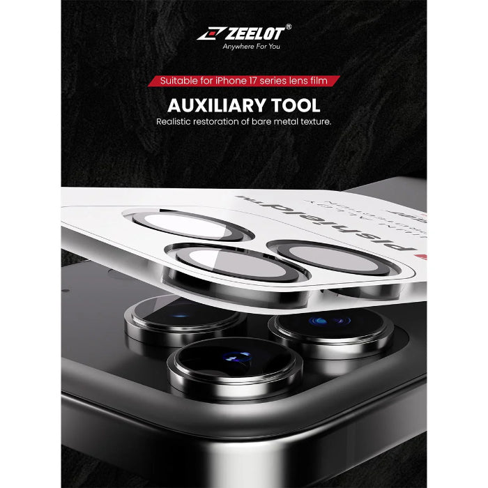 ZEELOT Pishield Titanium Alloy Lens Protector for iPhone Air 6.5" (2025)