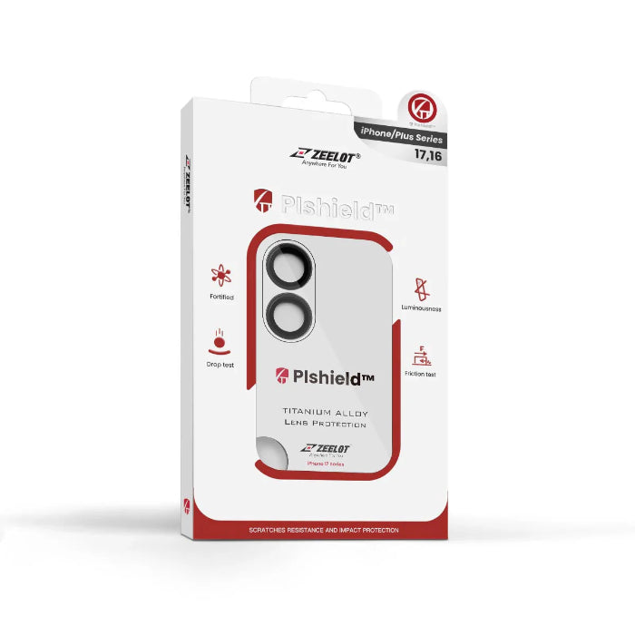 ZEELOT Pishield Titanium Alloy Lens Protector for iPhone 17 6.3" (2025)