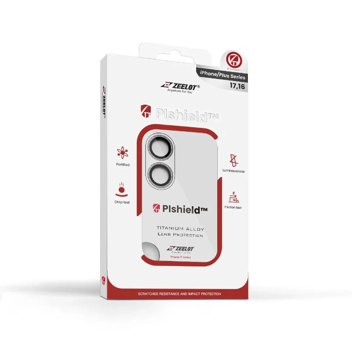 ZEELOT Pishield Titanium Alloy Lens Protector for iPhone 17 6.3" (2025)