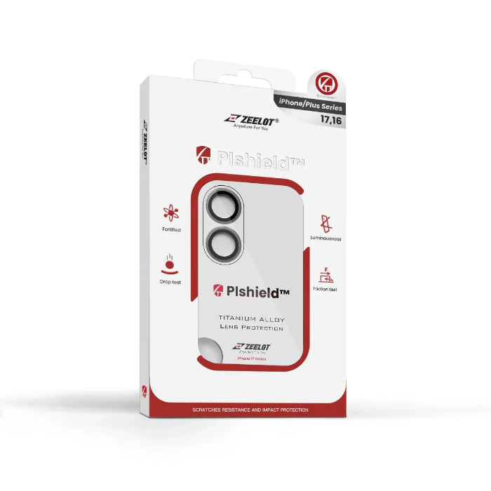 ZEELOT Pishield Titanium Alloy Lens Protector for iPhone 17 6.3" (2025)