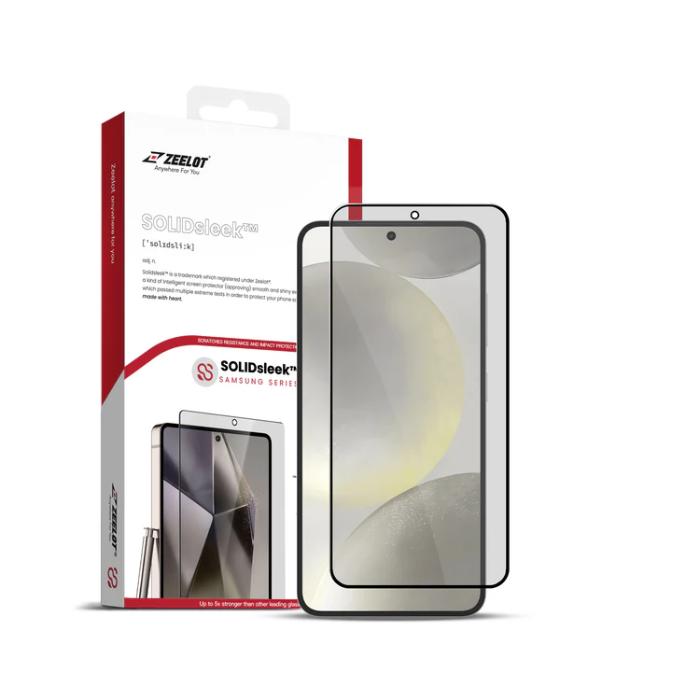 ZEELOT SOLIDsleek 2.5D Tempered Glass Screen Protector for Samsung Galaxy S25 (2025)