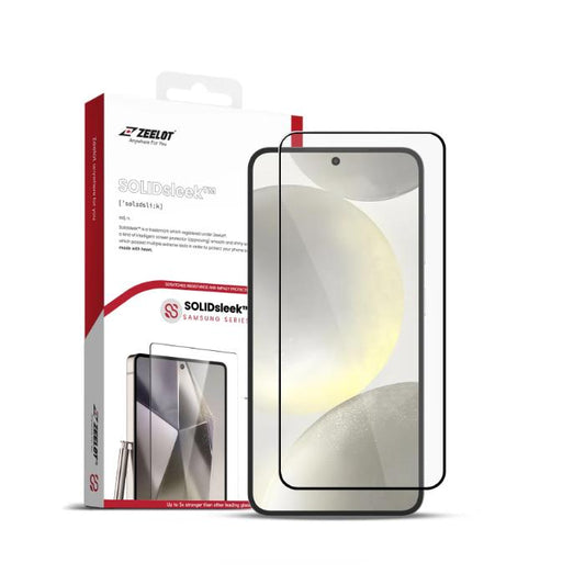 Shop and buy ZEELOT SOLIDsleek 2.5D Tempered Glass Screen Protector for Samsung Galaxy S25 Plus (2025)| Casefactorie® online with great deals and sales prices with fast and safe shipping. Casefactorie is the largest Singapore official authorised retailer for the largest collection of mobile premium accessories.