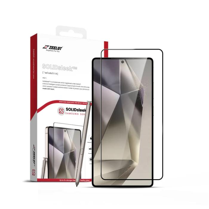 Shop and buy ZEELOT SOLIDsleek 2.5D Tempered Glass Screen Protector for Samsung Galaxy S25 Ultra (2025)| Casefactorie® online with great deals and sales prices with fast and safe shipping. Casefactorie is the largest Singapore official authorised retailer for the largest collection of mobile premium accessories.