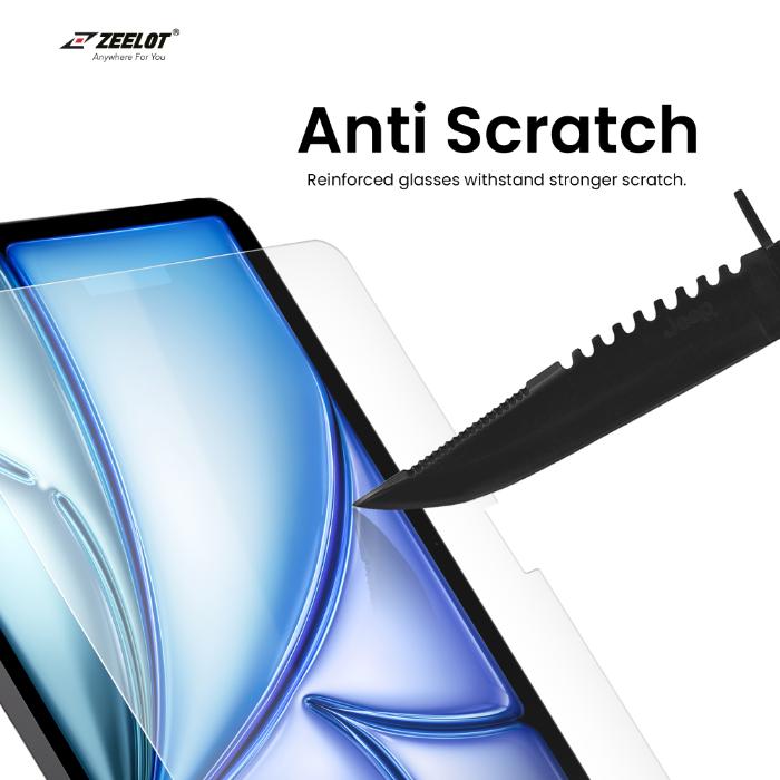 Shop and buy ZEELOT SOLIDsleek 2.5D Tempered Glass Screen Protector for iPad Air 6 13" & iPad Pro 13" (2024)| Casefactorie® online with great deals and sales prices with fast and safe shipping. Casefactorie is the largest Singapore official authorised retailer for the largest collection of mobile premium accessories.