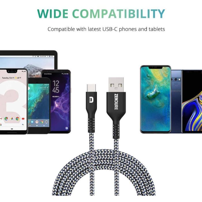 Shop and buy Zendure SuperCord Kevlar 100W USB-C to USB-C Cable Strong Durable High-Speed Charging| Casefactorie® online with great deals and sales prices with fast and safe shipping. Casefactorie is the largest Singapore official authorised retailer for the largest collection of mobile premium accessories.