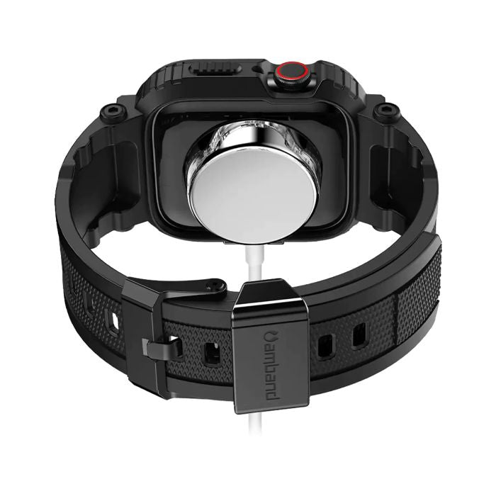 Shop and buy amBand M1 Sport Series Case with Band for Apple Watch 45mm/44mm/42mm shock-resistant Snug fit | Casefactorie® online with great deals and sales prices with fast and safe shipping. Casefactorie is the largest Singapore official authorised retailer for the largest collection of mobile premium accessories.