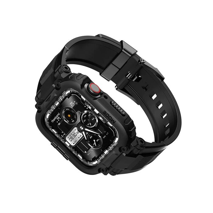 Shop and buy amBand M1 Sport Series Case with Band for Apple Watch 45mm/44mm/42mm shock-resistant Snug fit | Casefactorie® online with great deals and sales prices with fast and safe shipping. Casefactorie is the largest Singapore official authorised retailer for the largest collection of mobile premium accessories.