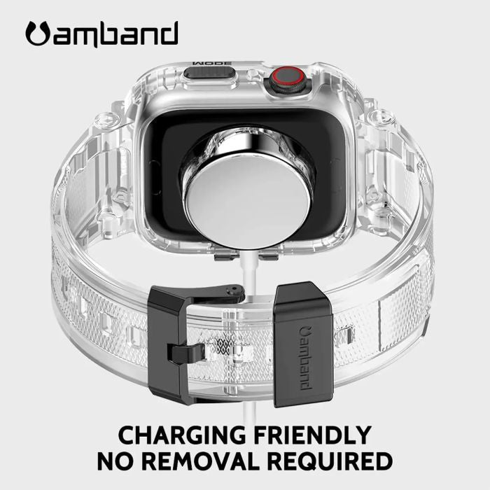 Shop and buy amBand M1 Sport Series Case with Band for Apple Watch 45mm/44mm/42mm shock-resistant Snug fit | Casefactorie® online with great deals and sales prices with fast and safe shipping. Casefactorie is the largest Singapore official authorised retailer for the largest collection of mobile premium accessories.