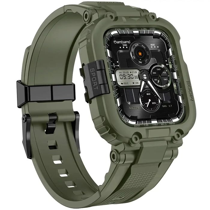 Shop and buy amBand M1 Sport Series Case with Band for Apple Watch 45mm/44mm/42mm shock-resistant Snug fit | Casefactorie® online with great deals and sales prices with fast and safe shipping. Casefactorie is the largest Singapore official authorised retailer for the largest collection of mobile premium accessories.