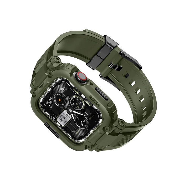 Shop and buy amBand M1 Sport Series Case with Band for Apple Watch 45mm/44mm/42mm shock-resistant Snug fit | Casefactorie® online with great deals and sales prices with fast and safe shipping. Casefactorie is the largest Singapore official authorised retailer for the largest collection of mobile premium accessories.