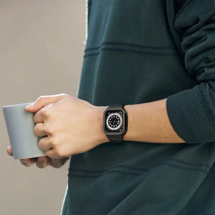 Shop and buy amBand Moving Fortress - Pro Series Stainless Steel Case with Band for Apple Watch Series 9/8/7| Casefactorie® online with great deals and sales prices with fast and safe shipping. Casefactorie is the largest Singapore official authorised retailer for the largest collection of mobile premium accessories.