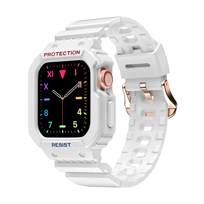 amBand Moving Fortress - Sport Series TPU Case with Band for Apple Watch 41mm/40mm/38mm