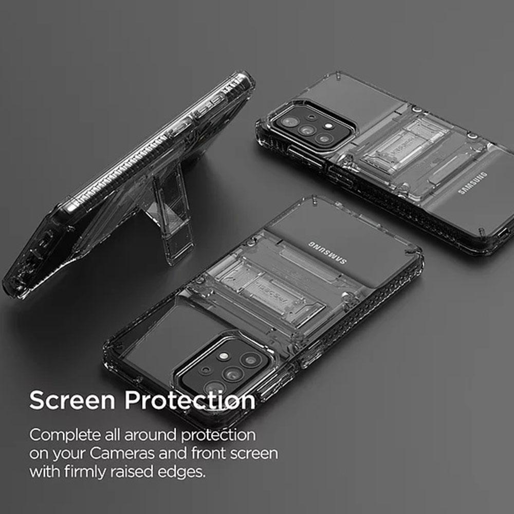 Shop and buy VRS Design QuickStand Pro for Samsung Galaxy A52 / A52s 5G (2021) Shockproof adjustable Kickstand| Casefactorie® online with great deals and sales prices with fast and safe shipping. Casefactorie is the largest Singapore official authorised retailer for the largest collection of mobile premium accessories.