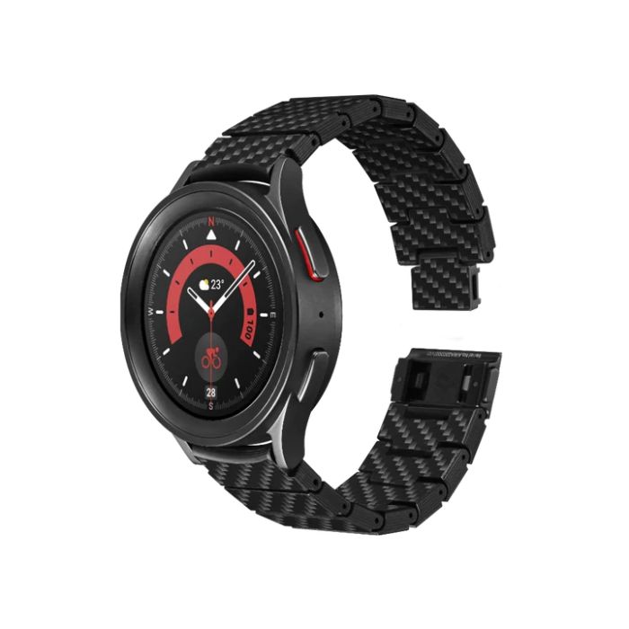 Shop and buy PITAKA Modern Carbon Fiber Link Bracelet Band Samsung Galaxy Watch Adjustable Length Magnetic Clasp| Casefactorie® online with great deals and sales prices with fast and safe shipping. Casefactorie is the largest Singapore official authorised retailer for the largest collection of mobile premium accessories.
