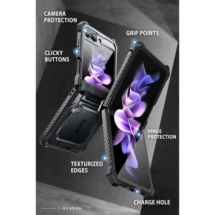 Shop and buy i-Blason Armorbox Full-Body Rugged Holster Case for Samsung Galaxy Z Flip 5 5G (2023) Shockproof| Casefactorie® online with great deals and sales prices with fast and safe shipping. Casefactorie is the largest Singapore official authorised retailer for the largest collection of mobile premium accessories.