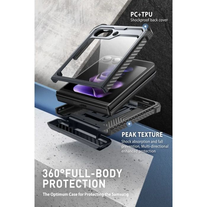 Shop and buy i-Blason Armorbox Full-Body Rugged Holster Case for Samsung Galaxy Z Flip 5 5G (2023) Shockproof| Casefactorie® online with great deals and sales prices with fast and safe shipping. Casefactorie is the largest Singapore official authorised retailer for the largest collection of mobile premium accessories.