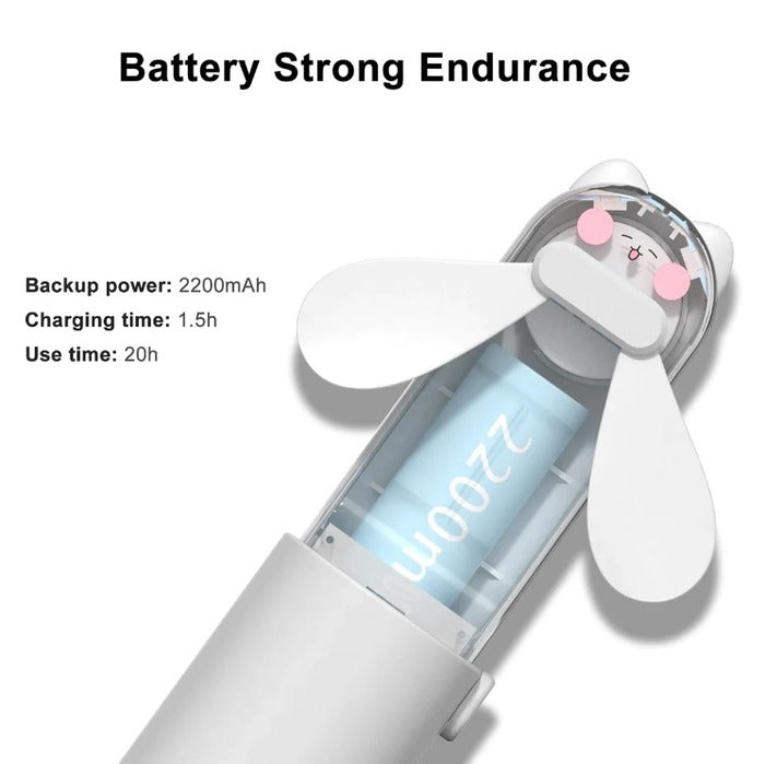 Shop and buy iCarer Family® Cute Telescopic Mini Fan Strong Endurance Battery 2-Speed Regulation Smart Stop| Casefactorie® online with great deals and sales prices with fast and safe shipping. Casefactorie is the largest Singapore official authorised retailer for the largest collection of mobile premium accessories.